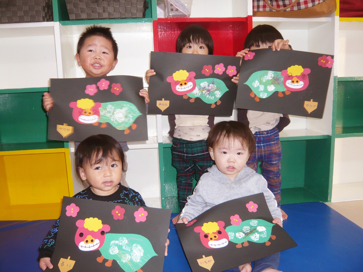 しし舞をつくったよ