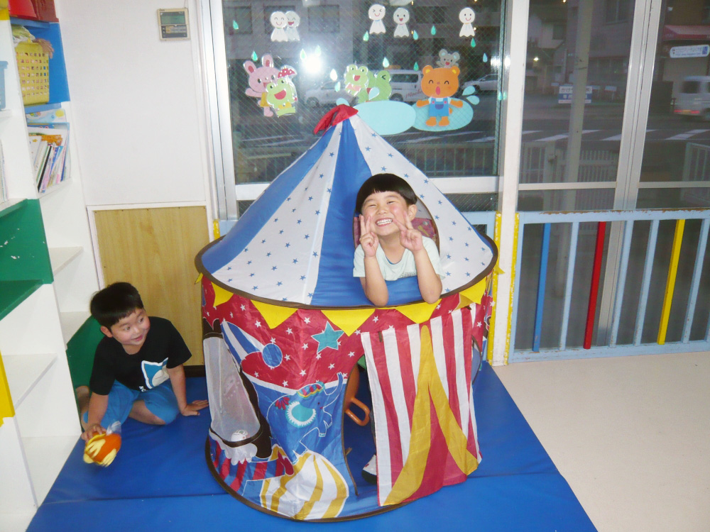 ボールハウスは大人気！🥎